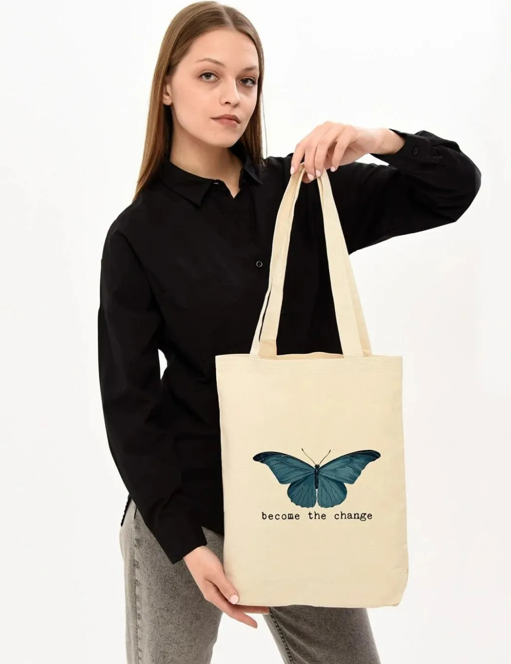 Torbë tote Zoozie Bags, ngjyrë krem, 1094 - 3