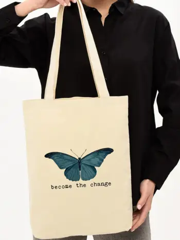 Torbë tote Zoozie Bags, ngjyrë krem, 1094
