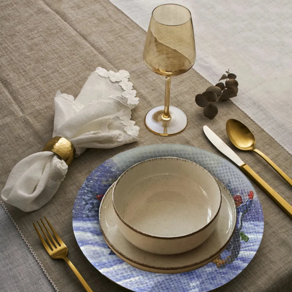 Set nënshtruesish tavoline Hermia Concept, shumëngjyrësh, 3174Supla, 4 copë - 3