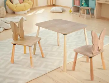 Set tavoline për fëmijë Skye Decor, BLTYZ-AKTV062-1, ngjyrë lisi