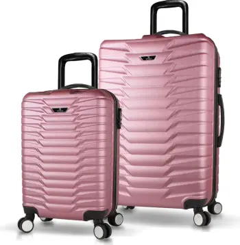 Set valixhesh (2 copë), ngjyrë rozë gold, Zoozie Bags, 5721