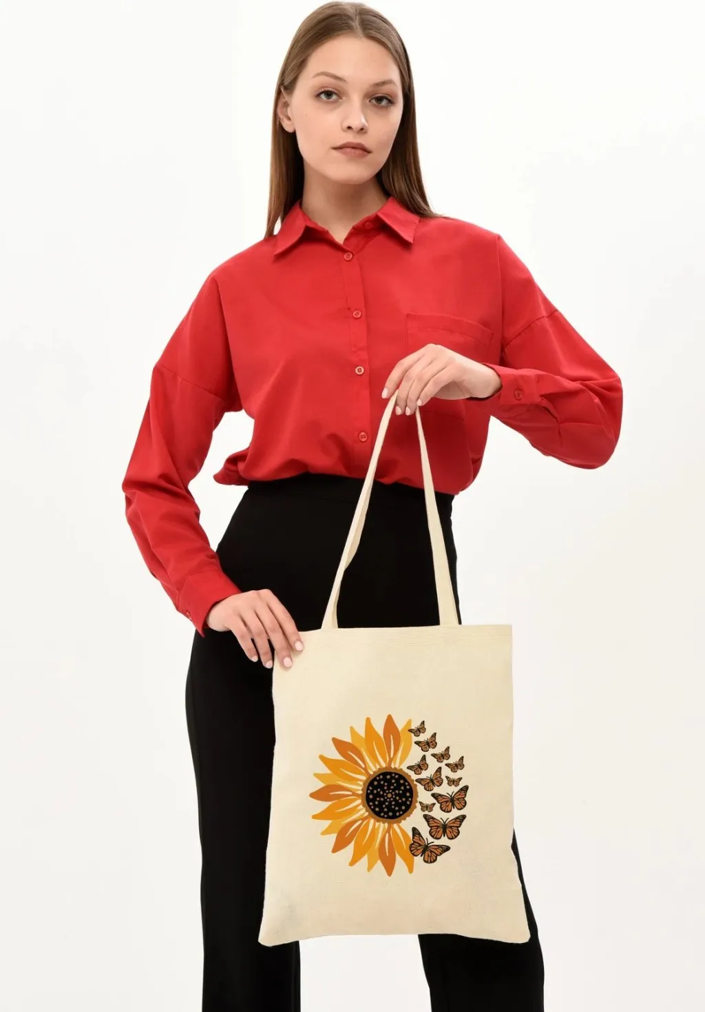 Qese Tote Zoozie Bags, krem, 35x40cm - 4