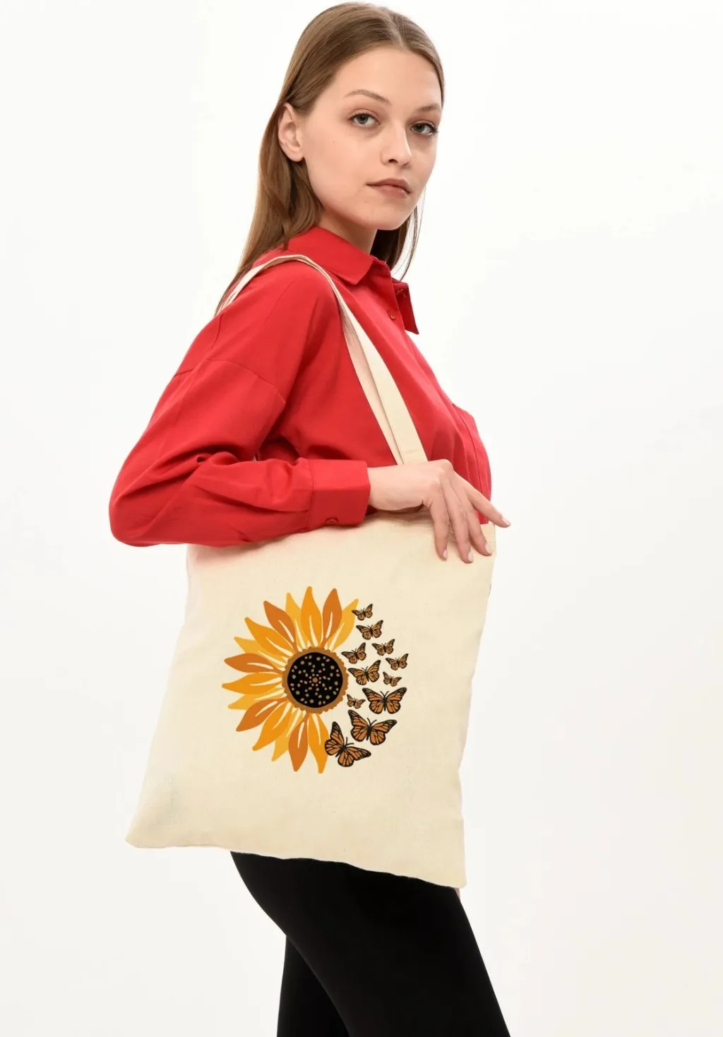 Qese Tote Zoozie Bags, krem, 35x40cm - 5