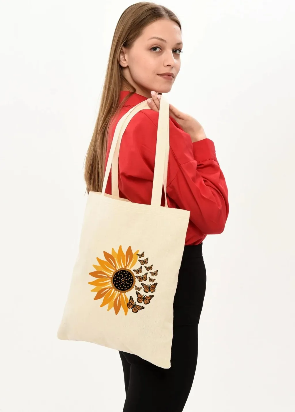 Qese Tote Zoozie Bags, krem, 35x40cm - 6
