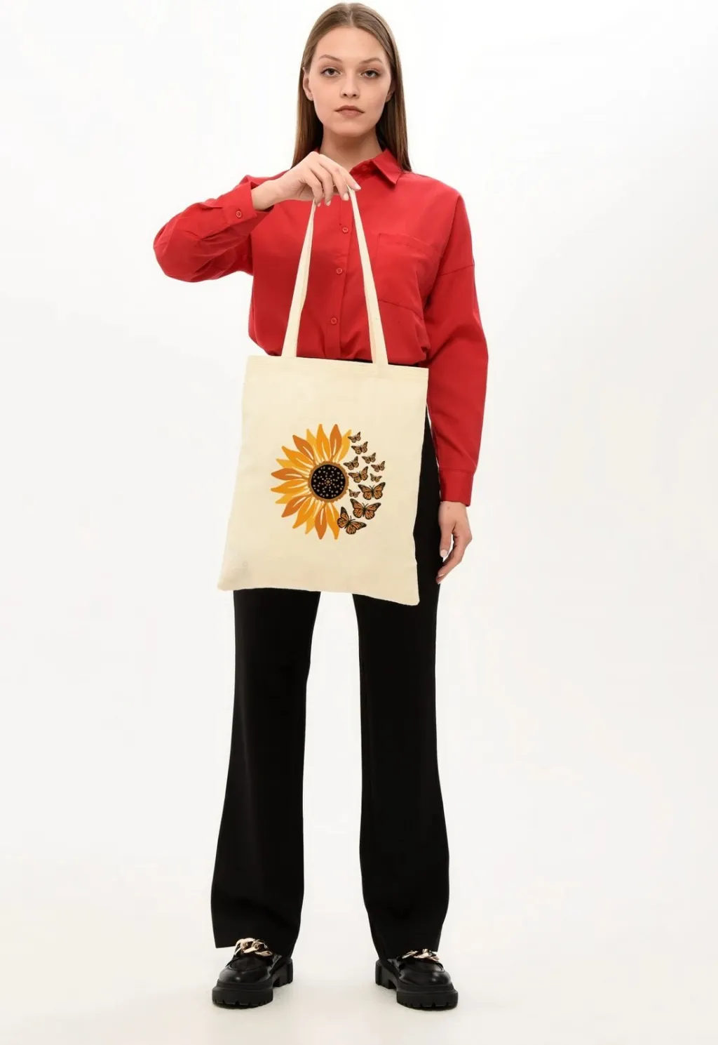 Qese Tote Zoozie Bags, krem, 35x40cm - 7