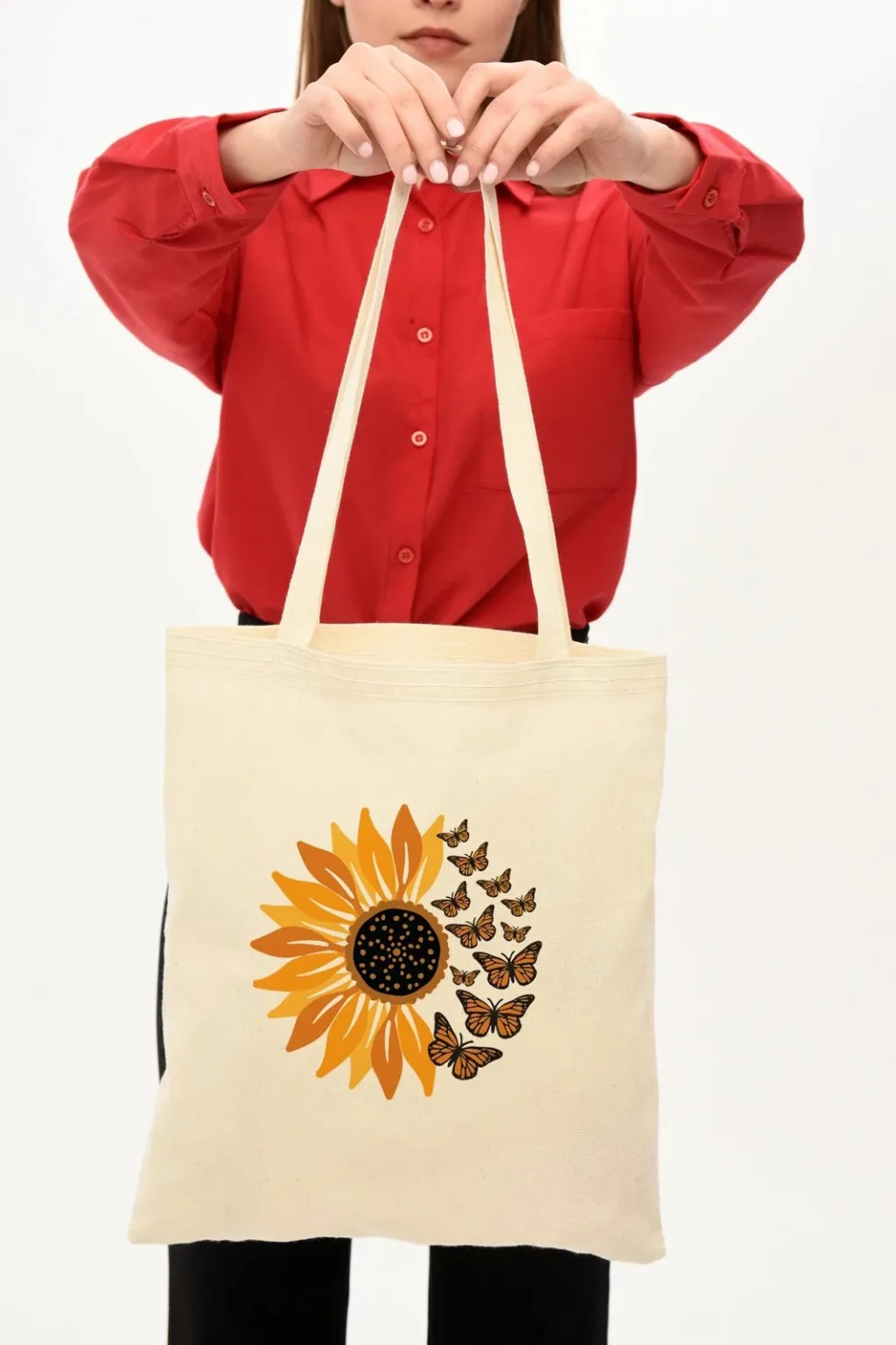 Qese Tote Zoozie Bags, krem, 35x40cm - 8