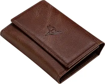 Portofol unisex Zoozie Bags, ngjyrë kafe, Cuba