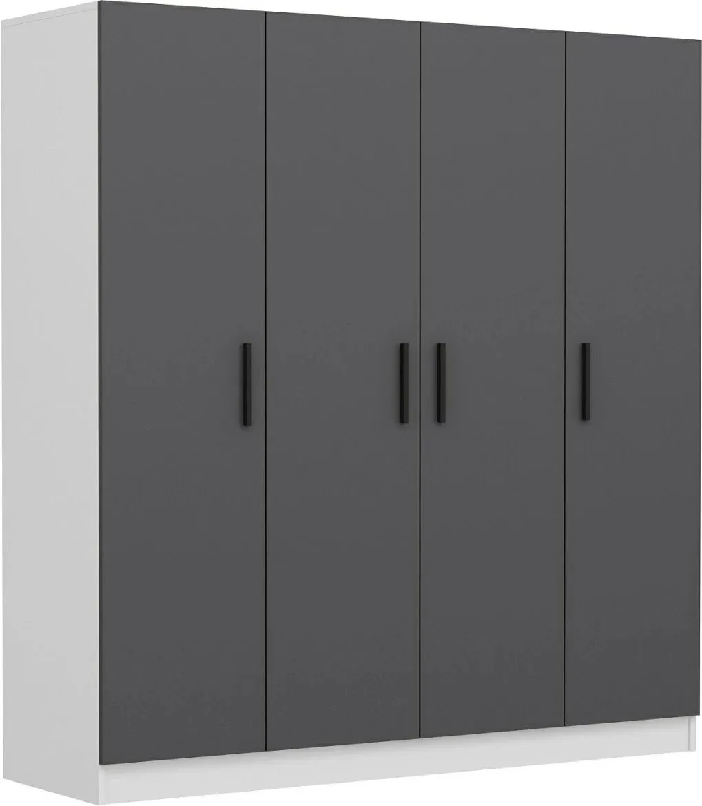 Dollap Skye Decor, ngjyrë antracit, 180x210x52cm, 5051 - 7