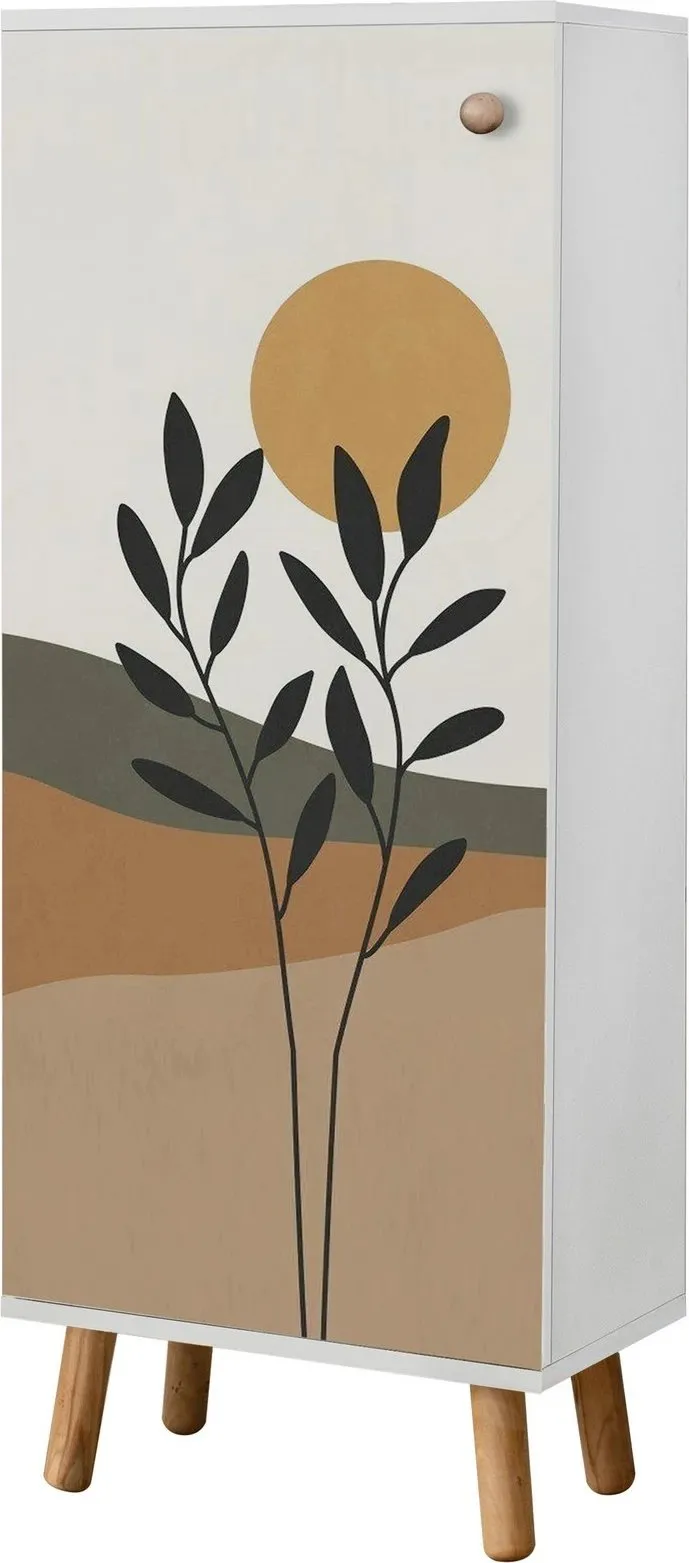 Set mobiljesh për korridor, ngjyrë e bardhë dhe gur, Skye Decor, 956-0900 - 3