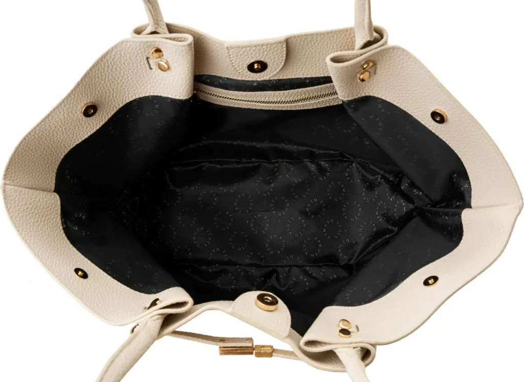 Çantë tote Vince Camuto, Prato, bezhë - 7