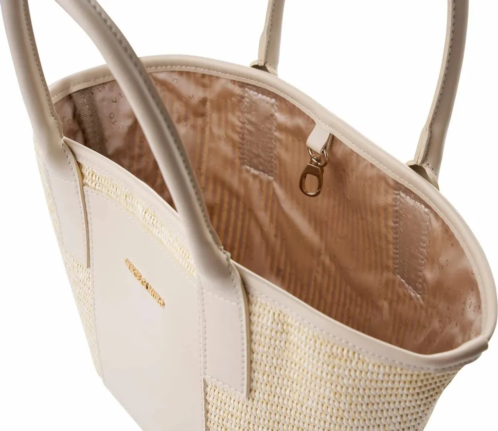 Çantë dore Vince Camuto, Amalfi, ngjyrë krem - 6