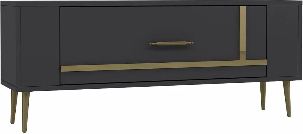 Komodë TV Skye Decor, anthracite, ar, Retrop1 - 4