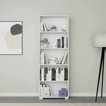 Raft librash Skye Decor, Lucas 1600-110, i bardhë, 64x182x25cm