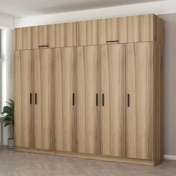Dollap garderobe Skye Decor, ngjyrë dore, 270x255x52cm