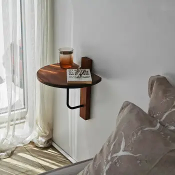 Raft muri Skye Decor, Reve, ngjyrë geshtenjtë, e zezë