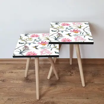 Set tavolina të mbivendosura, Skye Decor, 2 copë, shumëngjyrëshe, 2Shp211