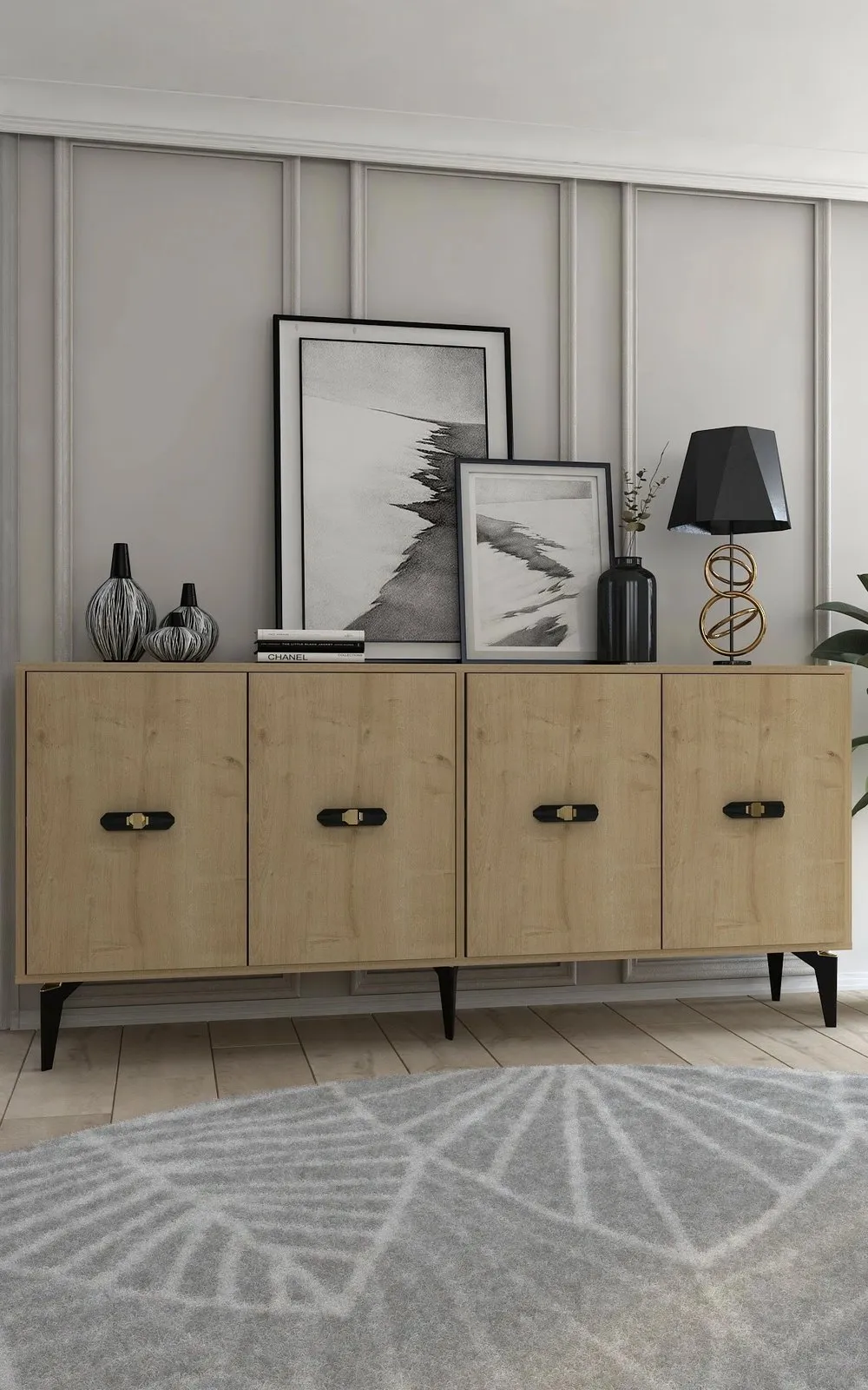 Konsol Sapphire Oak, Skye Decor, Fly - 2
