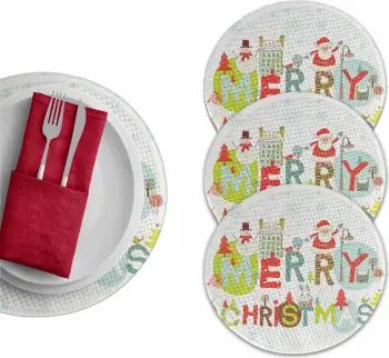 Set nënshtruesish tavoline Hermia Concept, shumëngjyrësh, 4065Supla, 4 copë