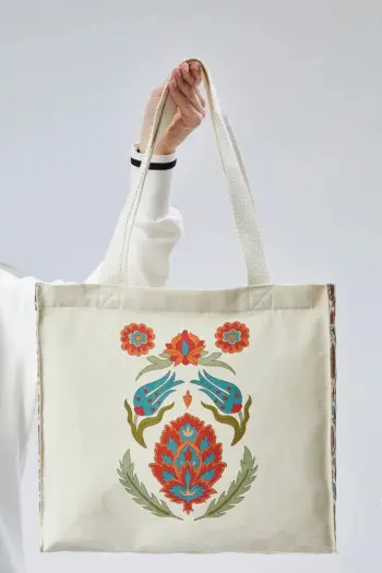 Çantë tote Zoozie Bags, krem, 2272