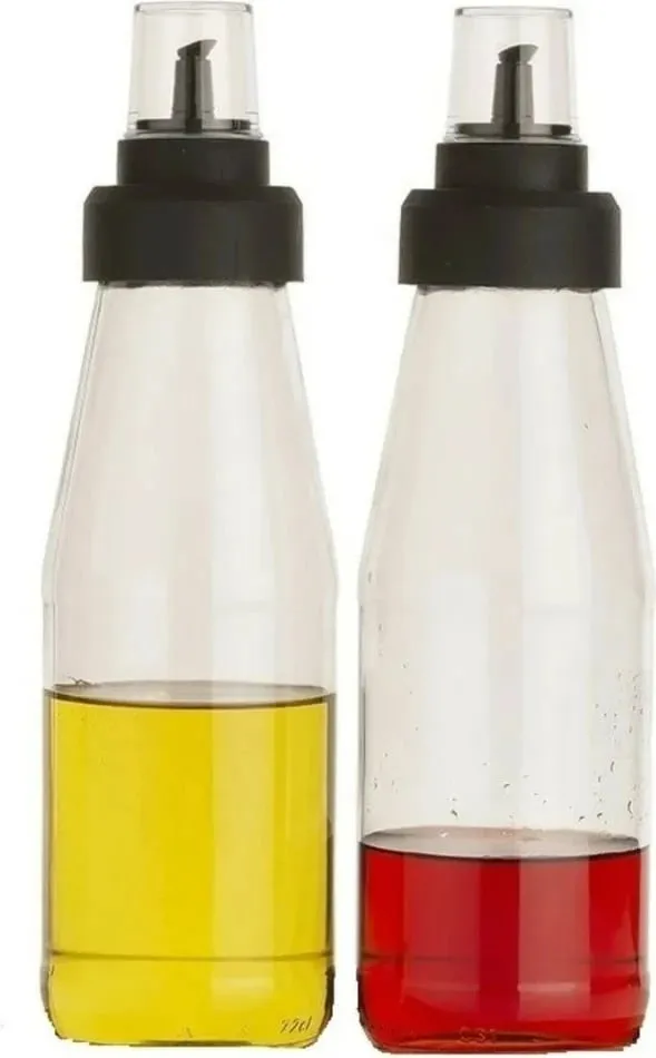 Set shishe për vaj, 2 copë, Hermia Concept, transparent, 720 ml - 4