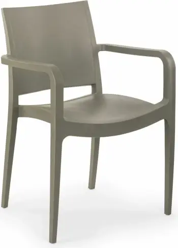 Set karrigesh (4 copë), Skye Decor, Specto XL, ngjyrë gri çimento
