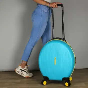 Valixhe udhëtimi, ngjyrë turquoise, Zoozie Bags, 2408