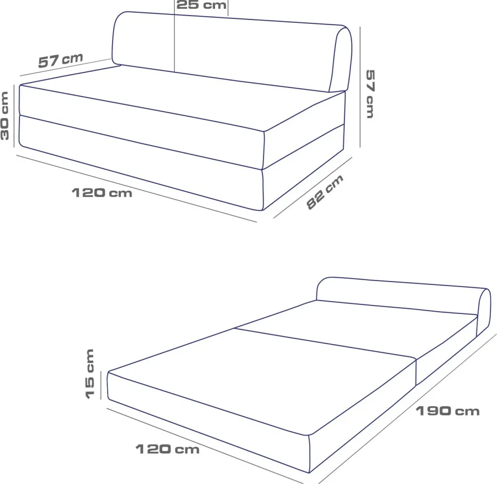 Divan-krevat dy ulëse, kadife bezhë, Atelier del Sofa, Magic - 7