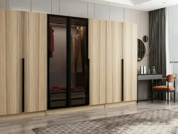 Dollap Skye Decor, Kale Plus, fume dhe lis, 315x210x52cm