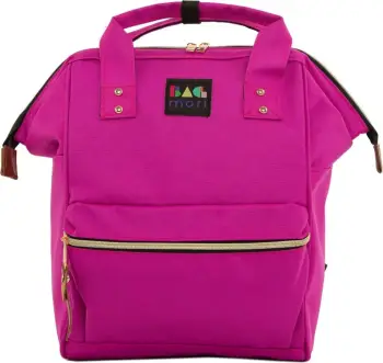 Çantë shpine midi, ngjyrë fuchsia, Zoozie Bags, 26x35x12cm