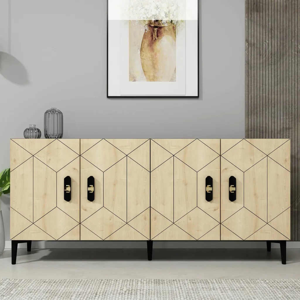 Konsol Skye Decor, Cross KB150, antracit, lisi safir - 1