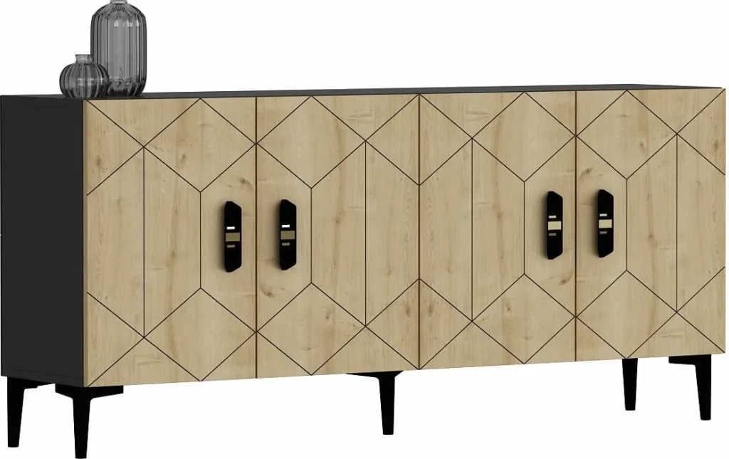 Konsol Skye Decor, Cross KB150, antracit, lisi safir - 3