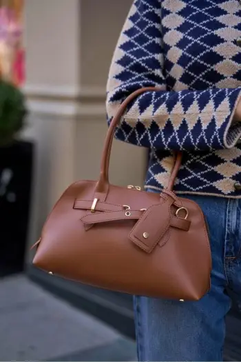 Çantë dore Zoozie Bags, ngjyrë tan, MK1020225SV10-002