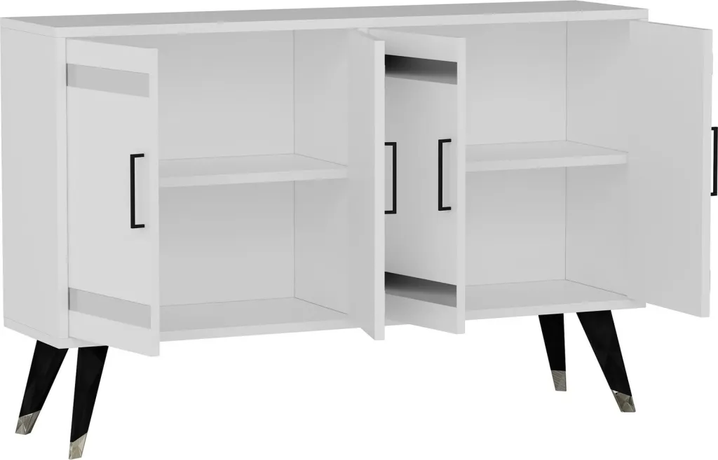 Komodë TV, e bardhë, Skye Decor, İlda - 4