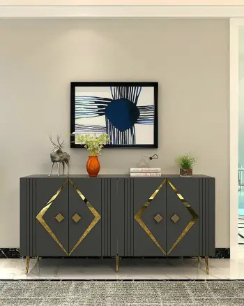 Konsol Skye Decor, Domino KB150, antracit, ar