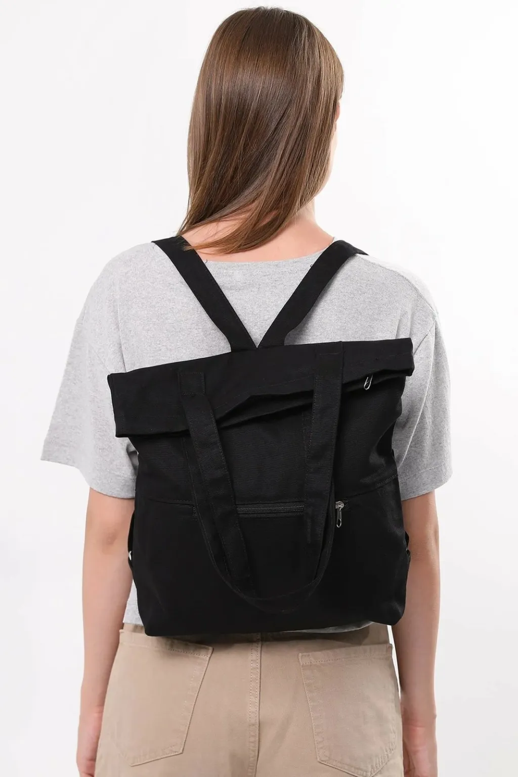 Çantë tote Zoozie Bags, e zezë, 35x40x8cm - 1