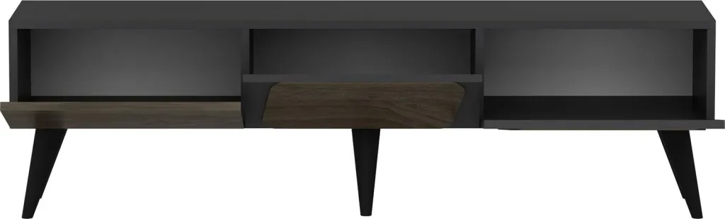 Komodë TV Skye Decor, Veas, anthracite, walnut - 5