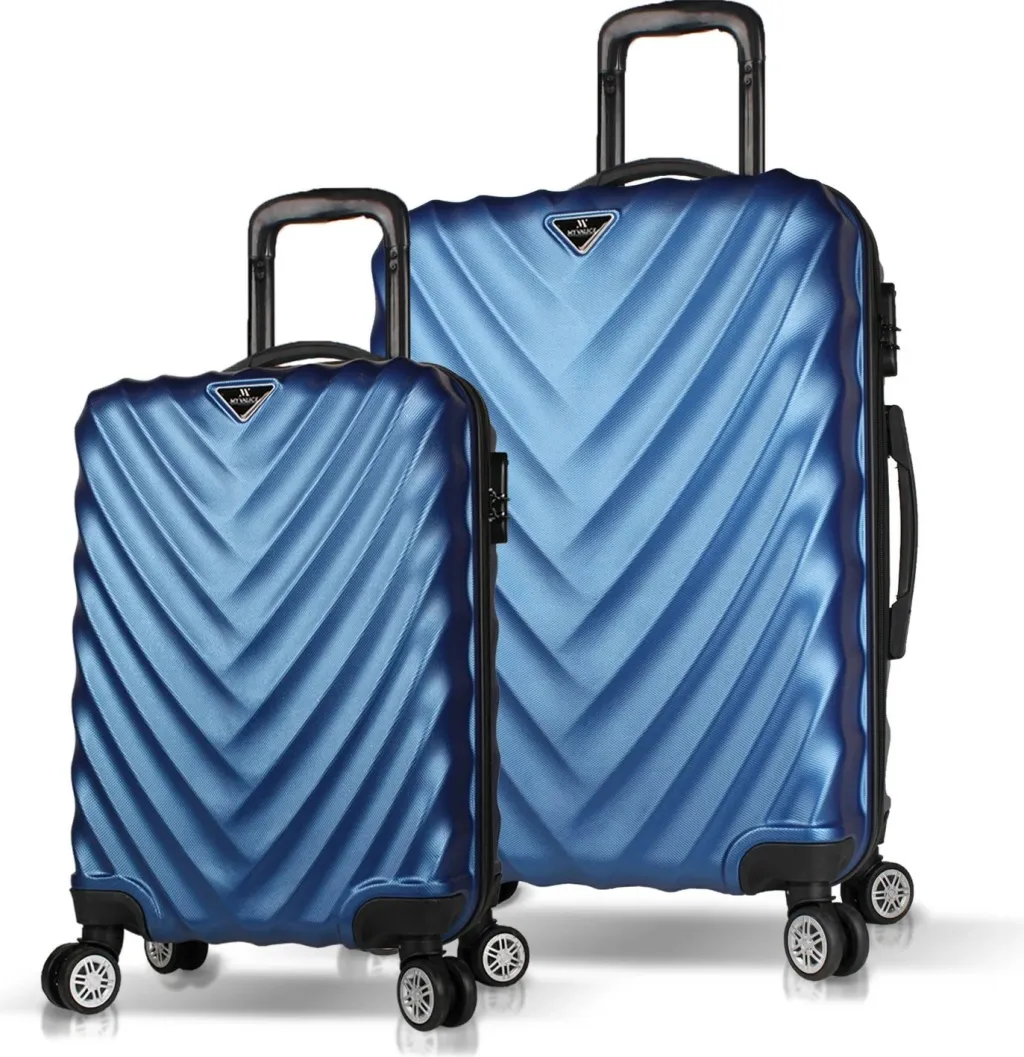Set valixhesh (2 copë), ngjyrë kaltër e errët, Zoozie Bags, 6739 - 1