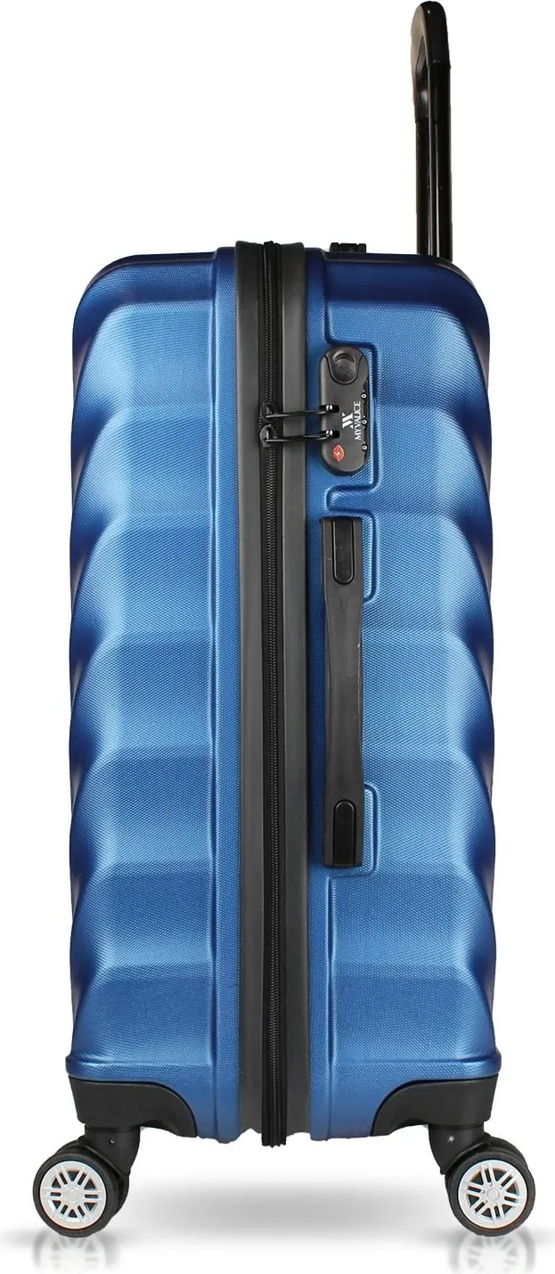 Set valixhesh (2 copë), ngjyrë kaltër e errët, Zoozie Bags, 6739 - 3