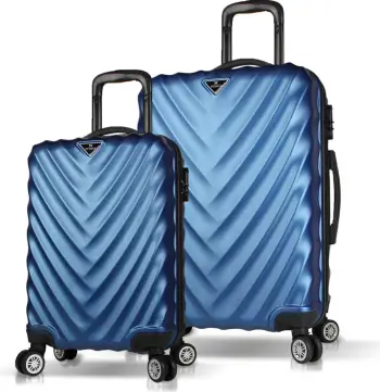 Set valixhesh (2 copë), ngjyrë kaltër e errët, Zoozie Bags, 6739