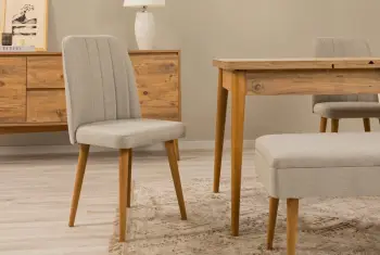 Karrige Skye Decor, Vina 1005, ngjyrë arre, krem