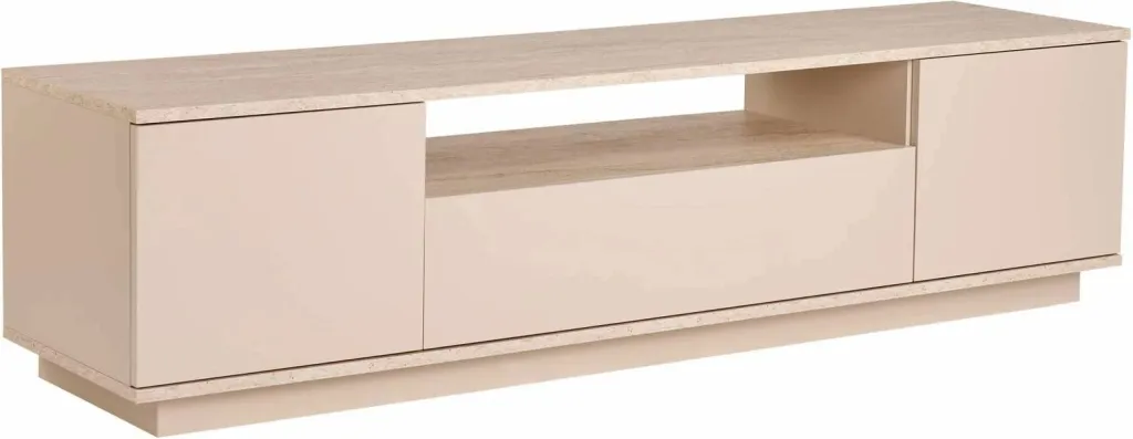 Komodë TV Skye Decor, Veramont - ngjyrë mink, travertin - 6