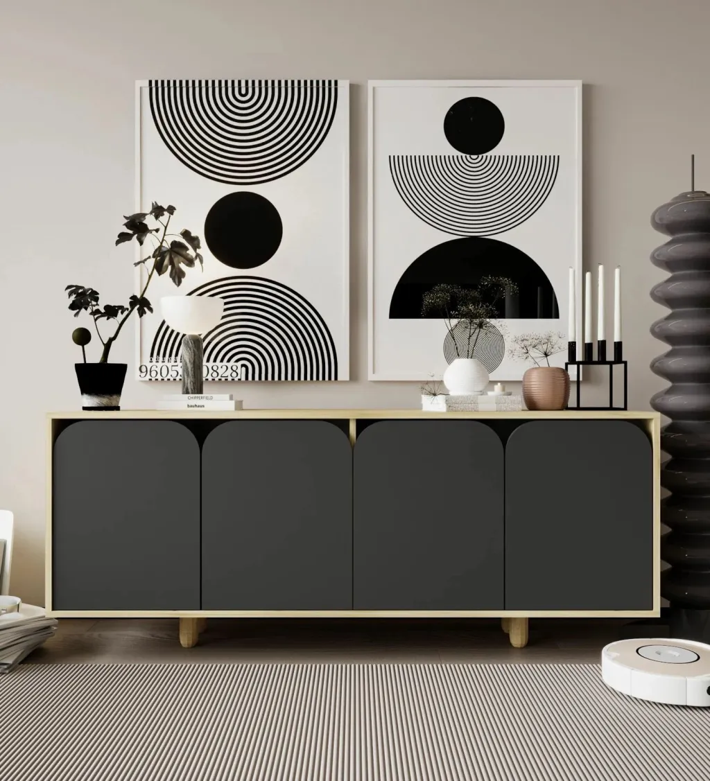 Konsol Skye Decor, Lazio Bohem 180, lis safir, antracit - 1