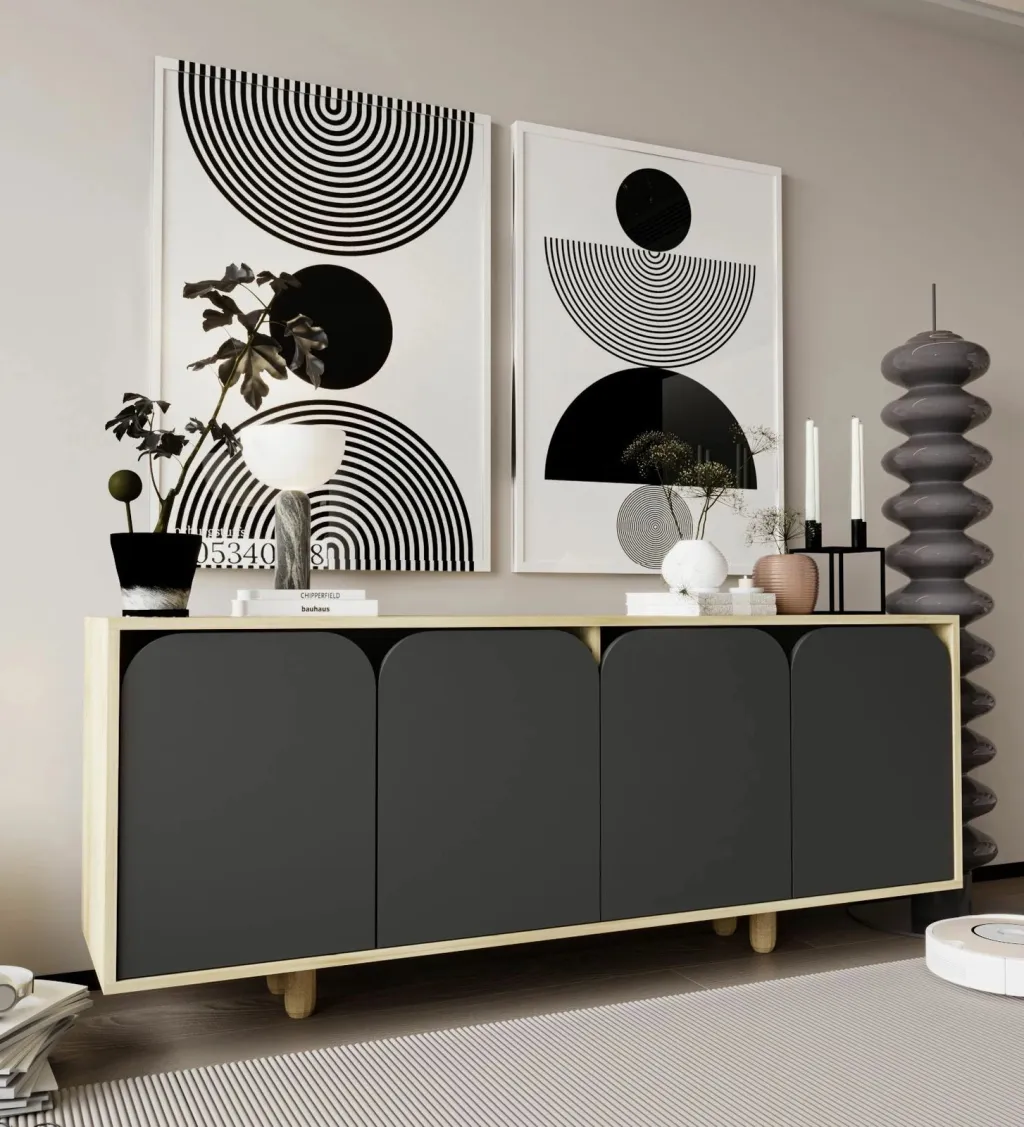 Konsol Skye Decor, Lazio Bohem 180, lis safir, antracit - 2