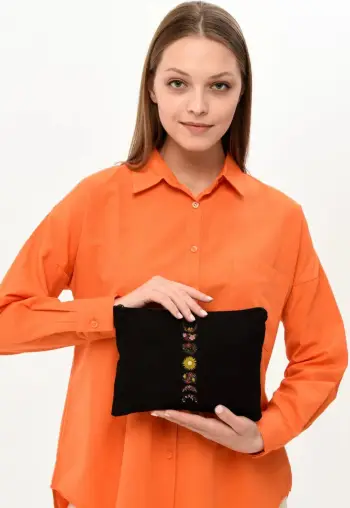 Çantë make-up Zoozie Bags, e zezë, 25x18cm