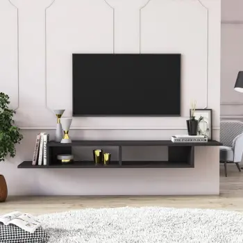 Komodë televizori Skye Decor, e zezë, Numudio