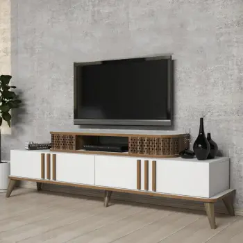 Komodë TV Skye Decor, Eylul, e bardhë