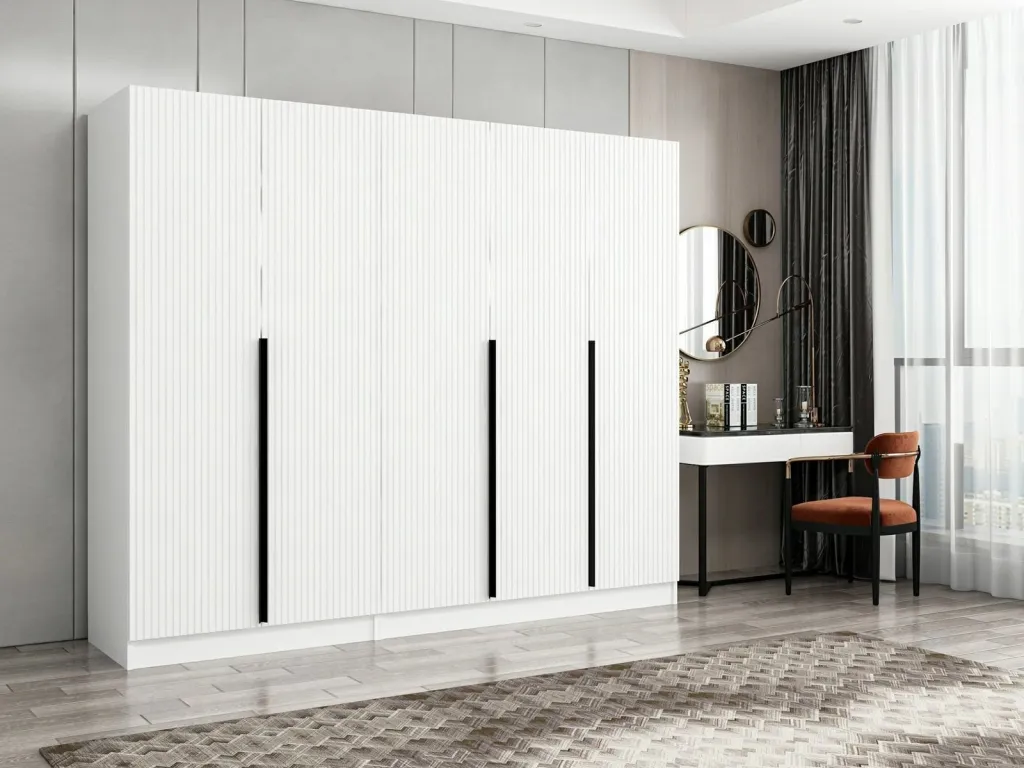 Dollap Skye Decor, Kale Plus, i bardhë, 225x210x52cm - 1