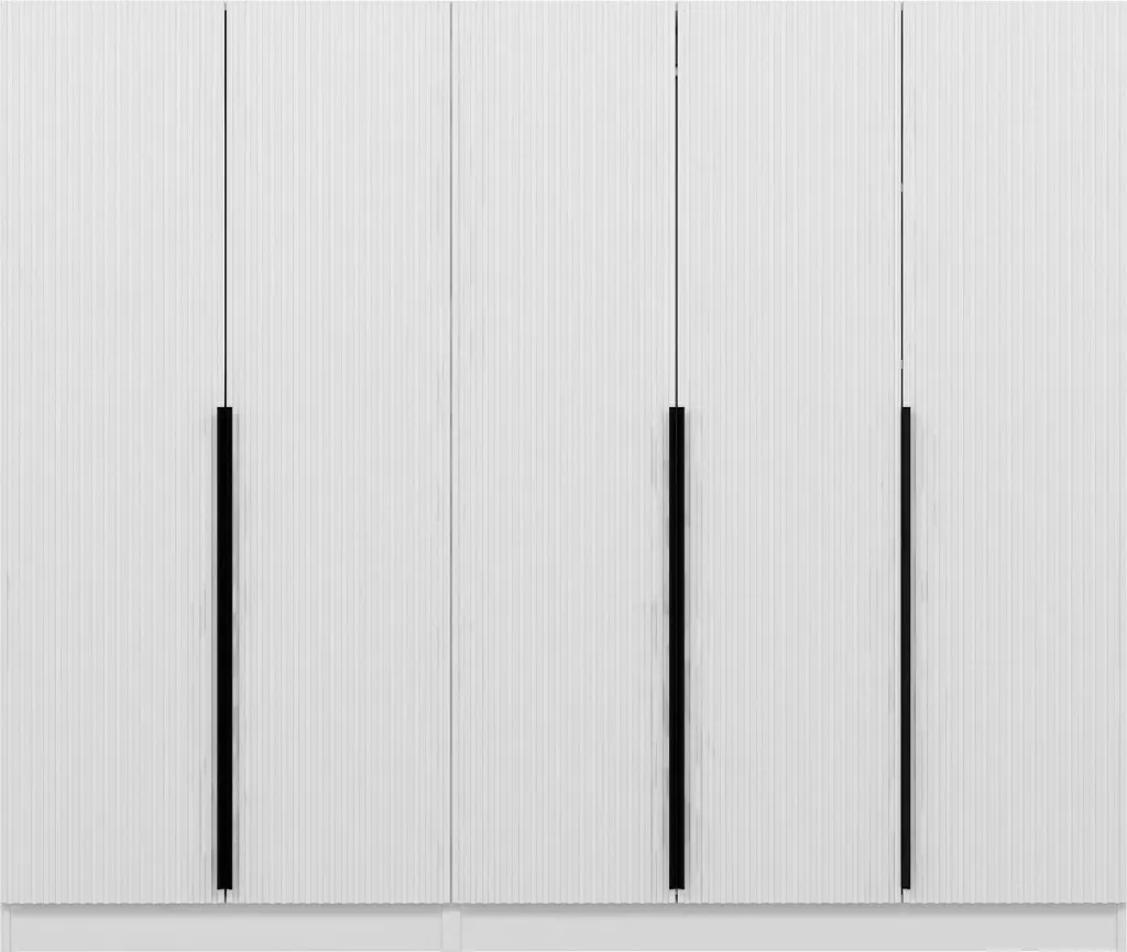 Dollap Skye Decor, Kale Plus, i bardhë, 225x210x52cm - 6