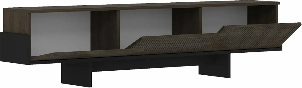 Komodë TV Skye Decor, Hege, ngjyrë arre, e zezë - 6