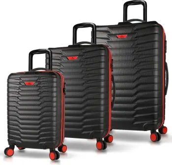 Set valixhesh (3 copë), ngjyrë e zezë, Zoozie Bags, 5554